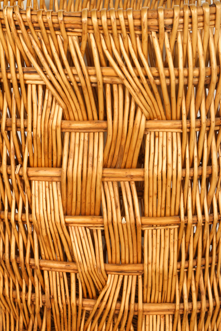 Wicker Laundry Basket EBTH