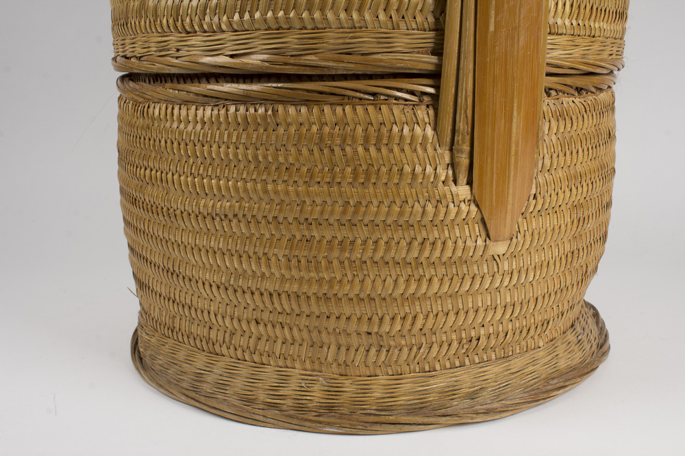 Vintage Japanese Wedding Basket EBTH