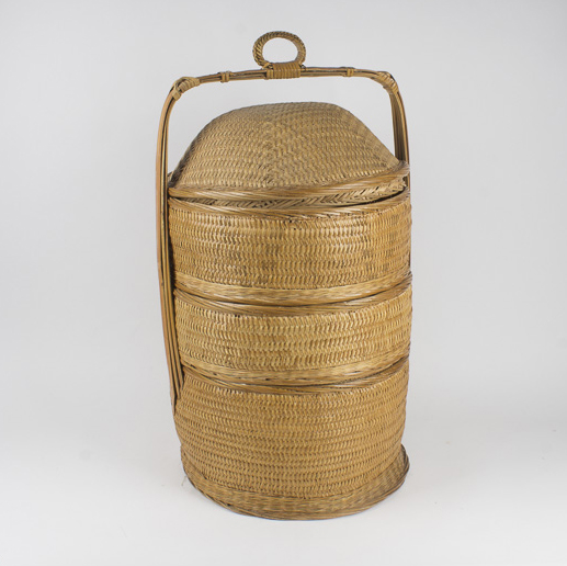 Vintage Japanese Wedding Basket EBTH