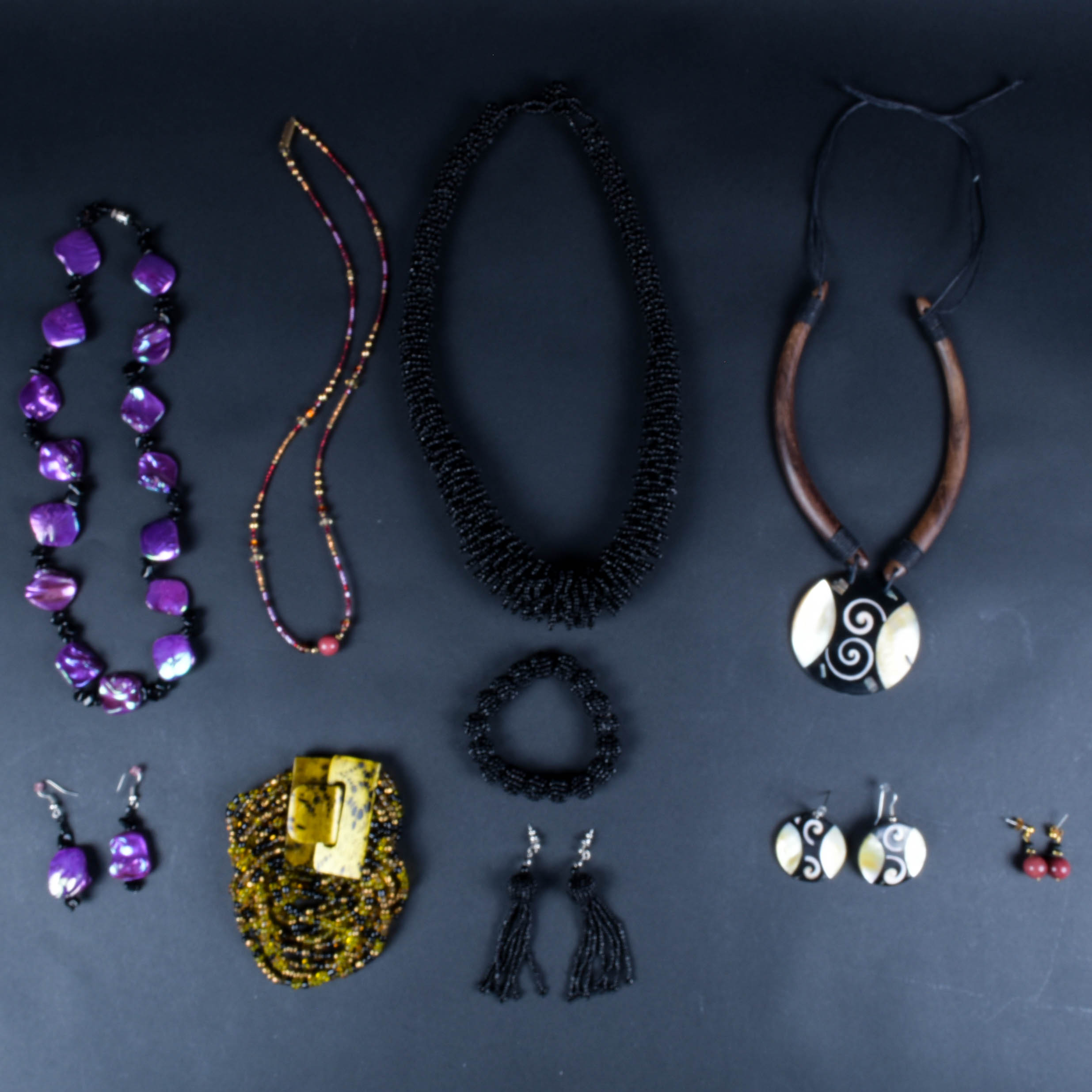 Collection of Beaded Costume Jewelry EBTH