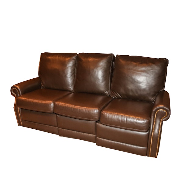 Leather Three-Piece Sectional Sofa by Distinction Leather ...