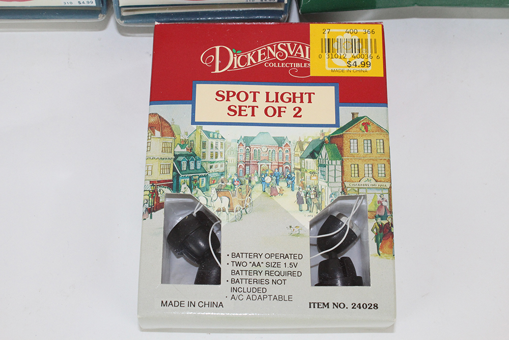 Large Collection of Christmas Village Miniature Street Lights EBTH