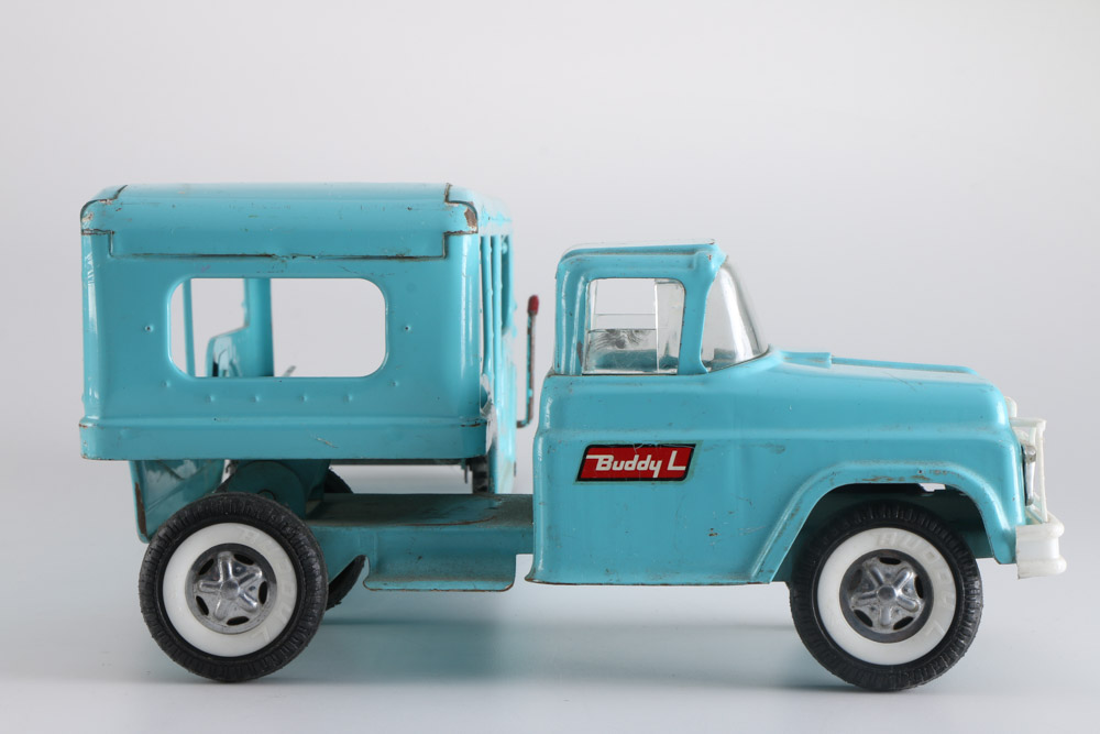 Vintage Buddy L Truck With Trailer EBTH