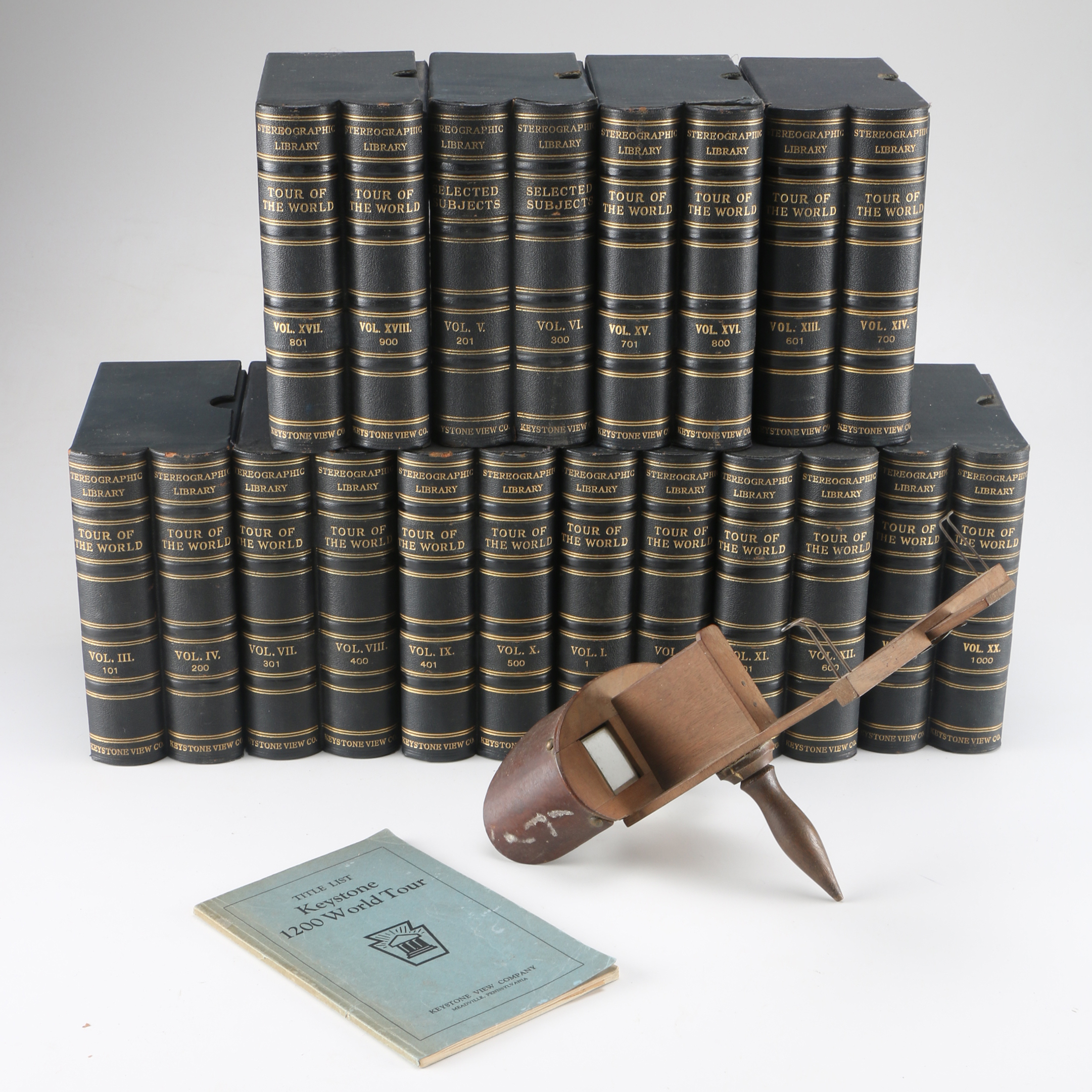 Complete Set of Keystone 1200 World Tour Slides and Viewfinder EBTH