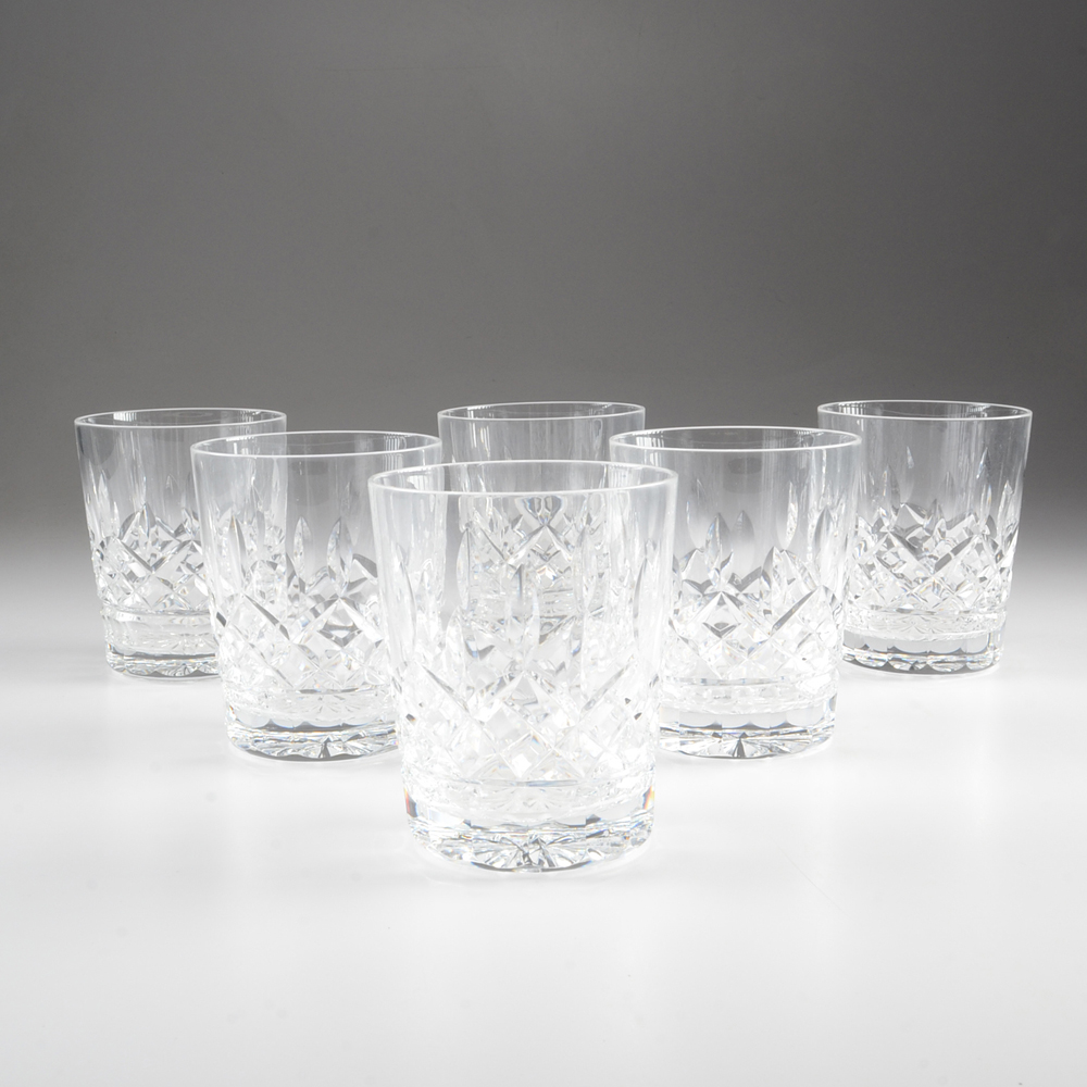 Set of Waterford Crystal "Lismore" Double Old Fashioned Glasses EBTH