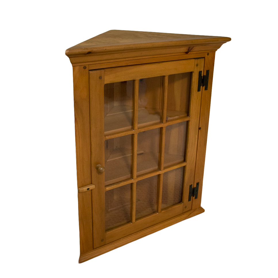 Ethan Allen Hanging Corner Shelf Ebth