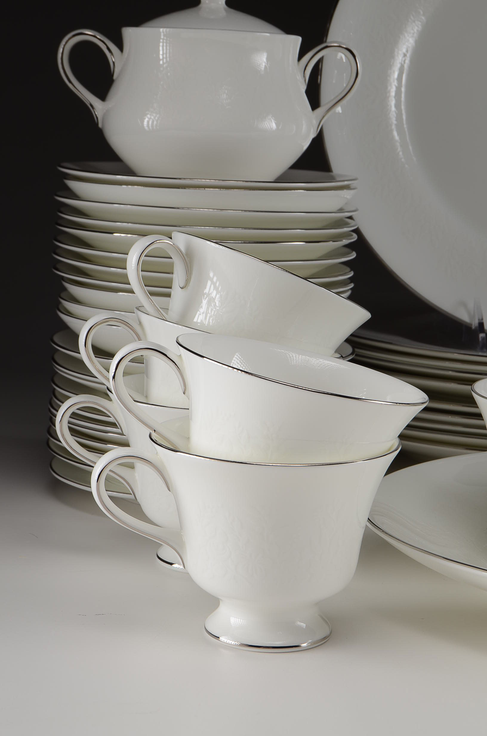 Wedgwood "Silver Ermine" Bone China EBTH