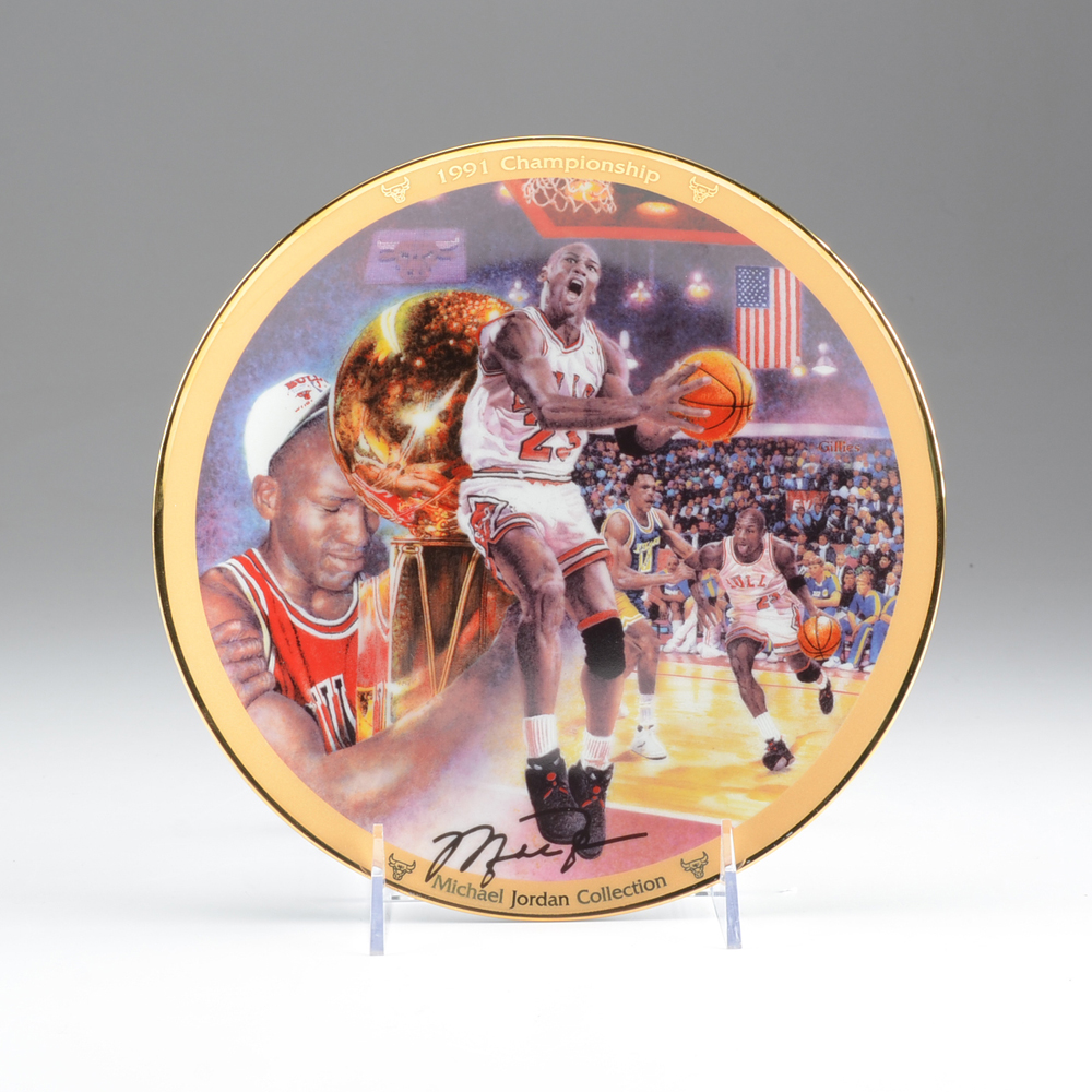Michael Jordan Commemorative Plate EBTH