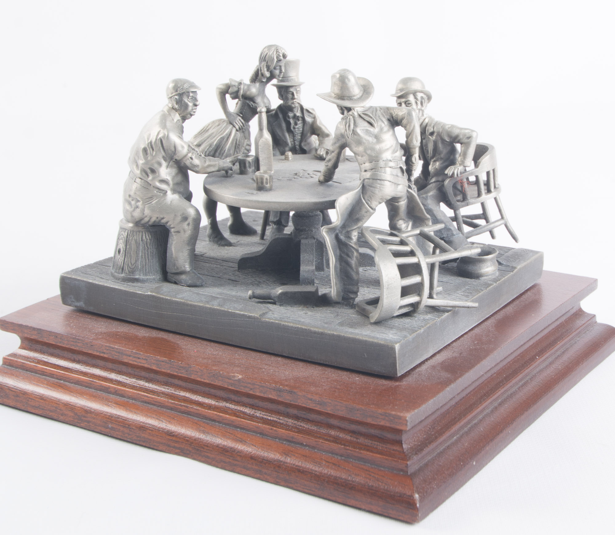 Don Polland "Too Many Aces" Pewter Sculpture by Chilmark EBTH
