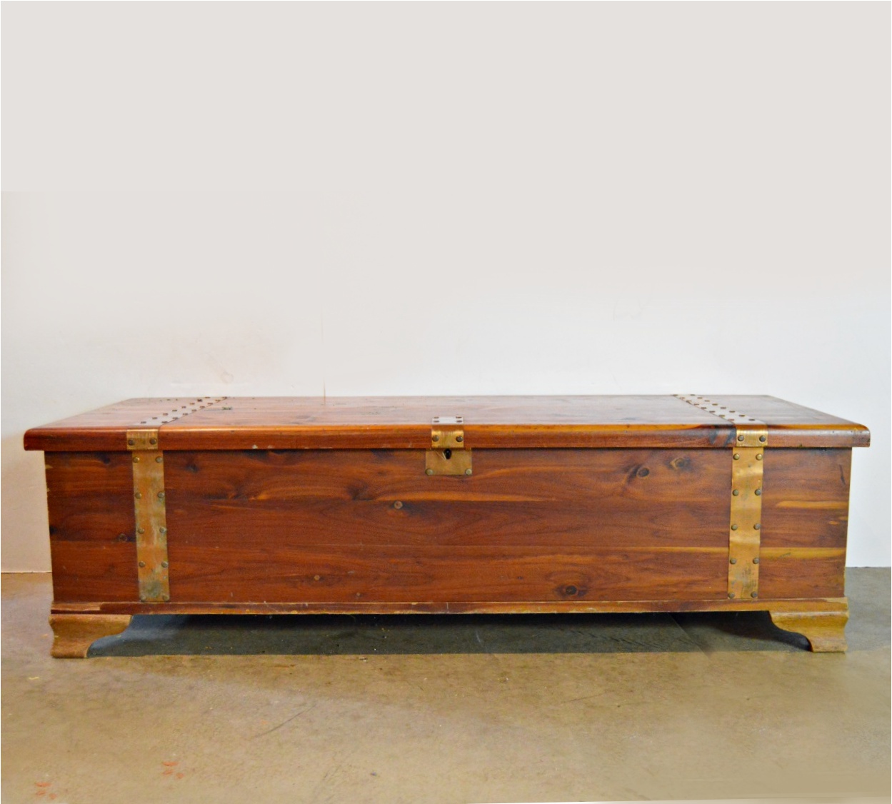 Vintage Cedar Chest with Copper Banding EBTH