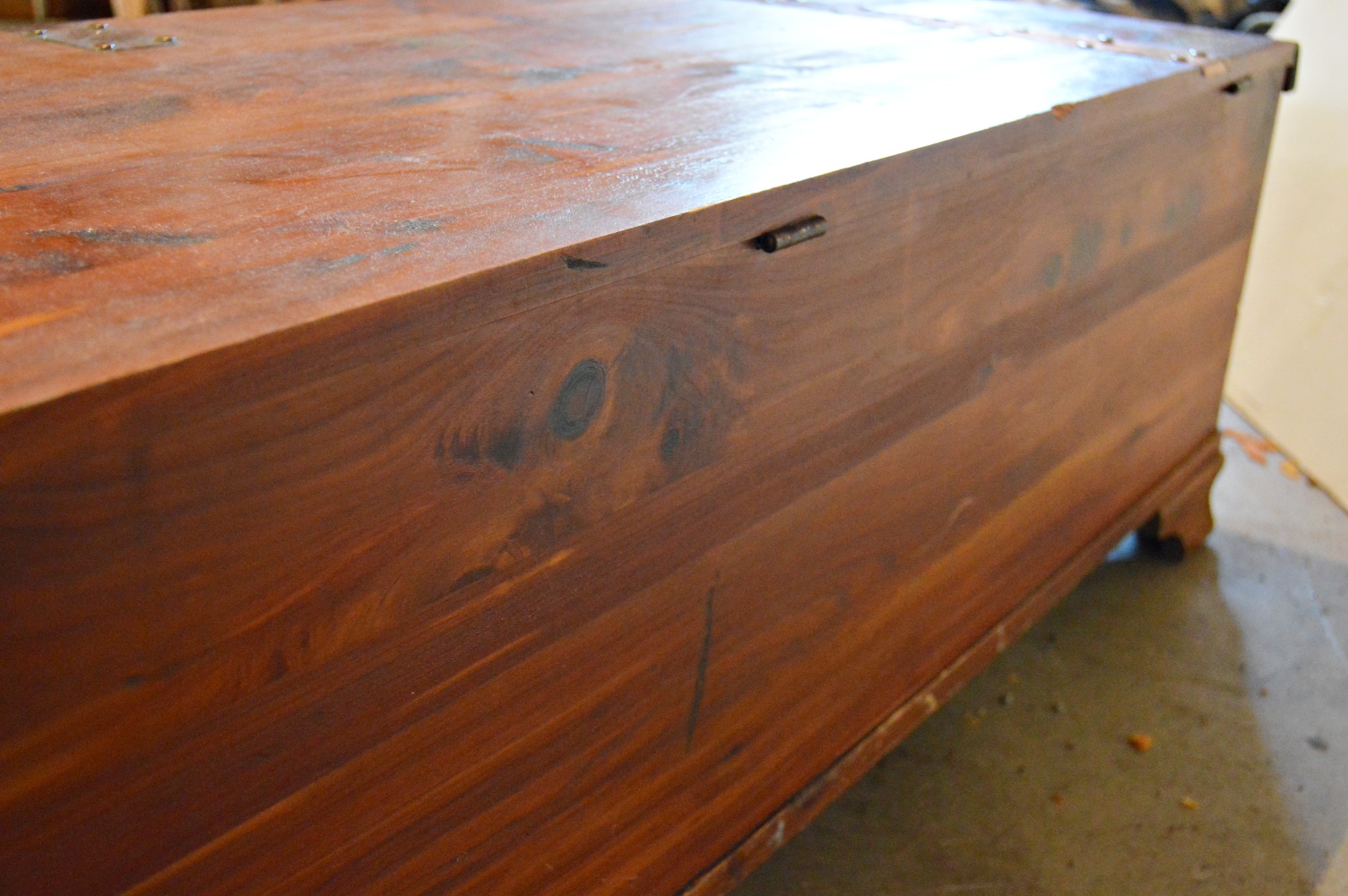 Vintage Cedar Chest with Copper Banding EBTH