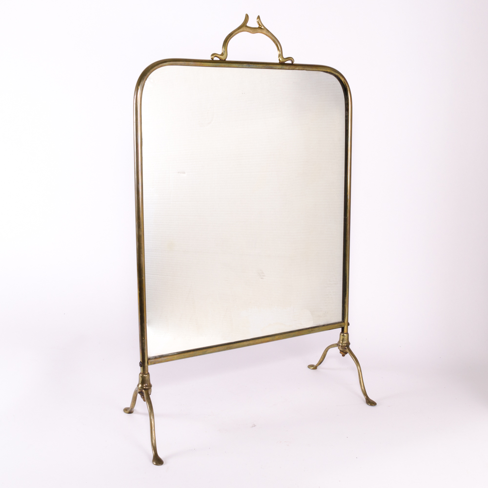 1940 Italian Mirrored Fireplace Screen Ebth