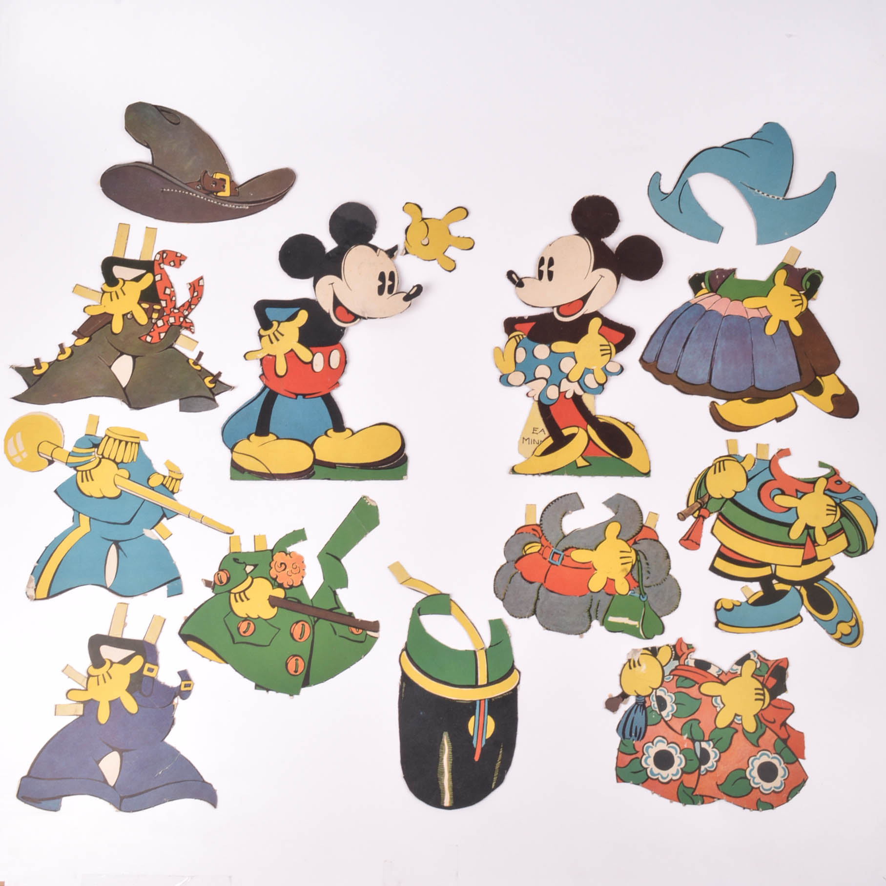 minnie mouse paper dolls