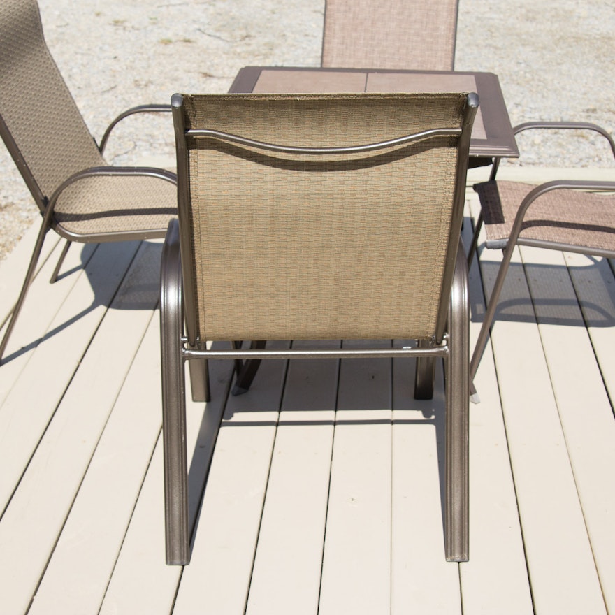 Hampton Bay Patio Table and Chairs | EBTH