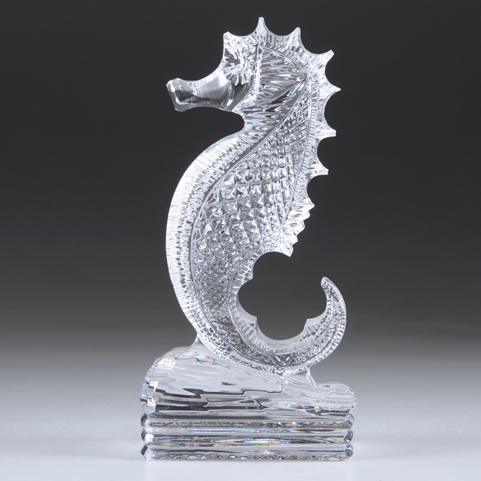 Waterford Crystal Seahorse Figurine EBTH