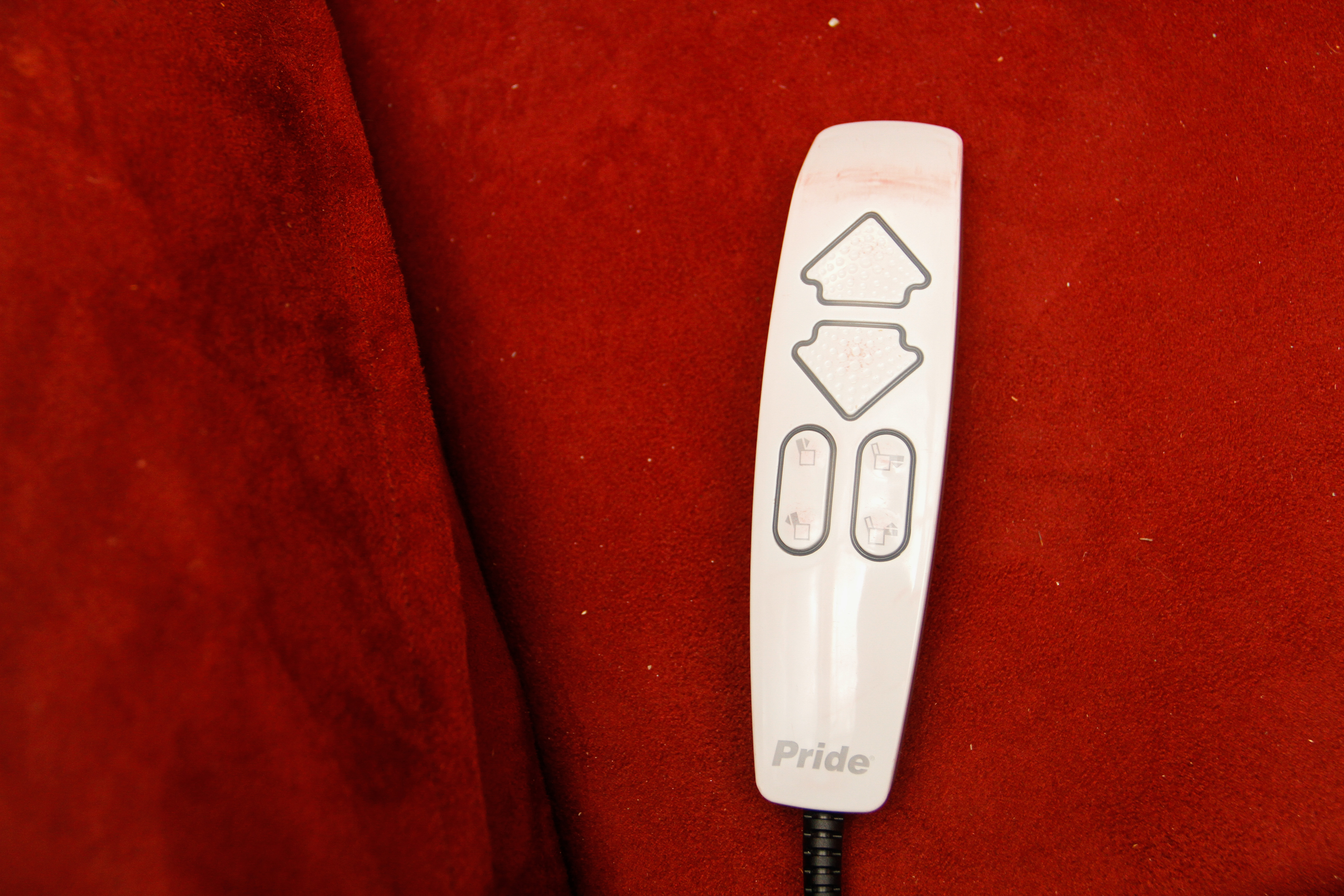 Pride Red Suede Lift Chair EBTH