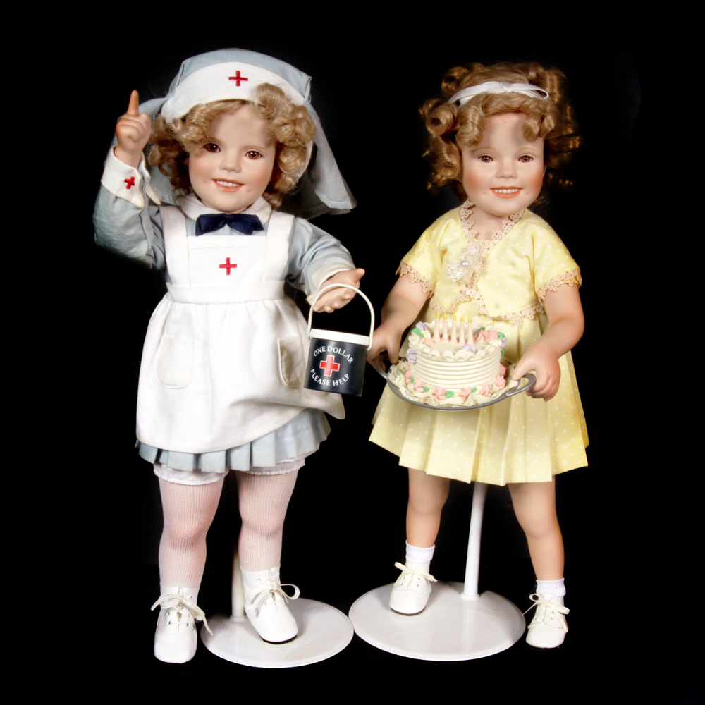 shirley temple red cross doll