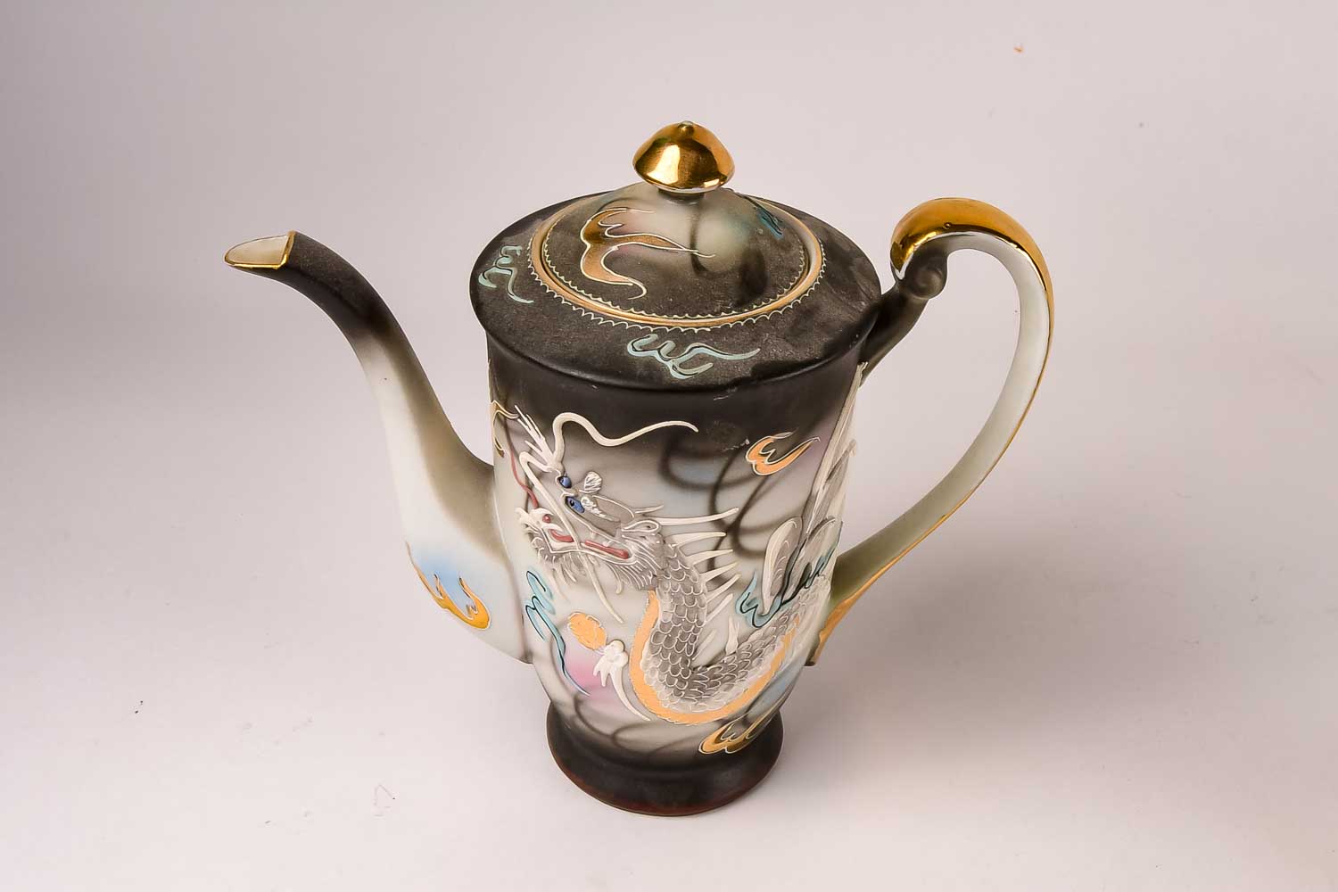 Occupied Japan Moriage Dragonware Tea Set EBTH