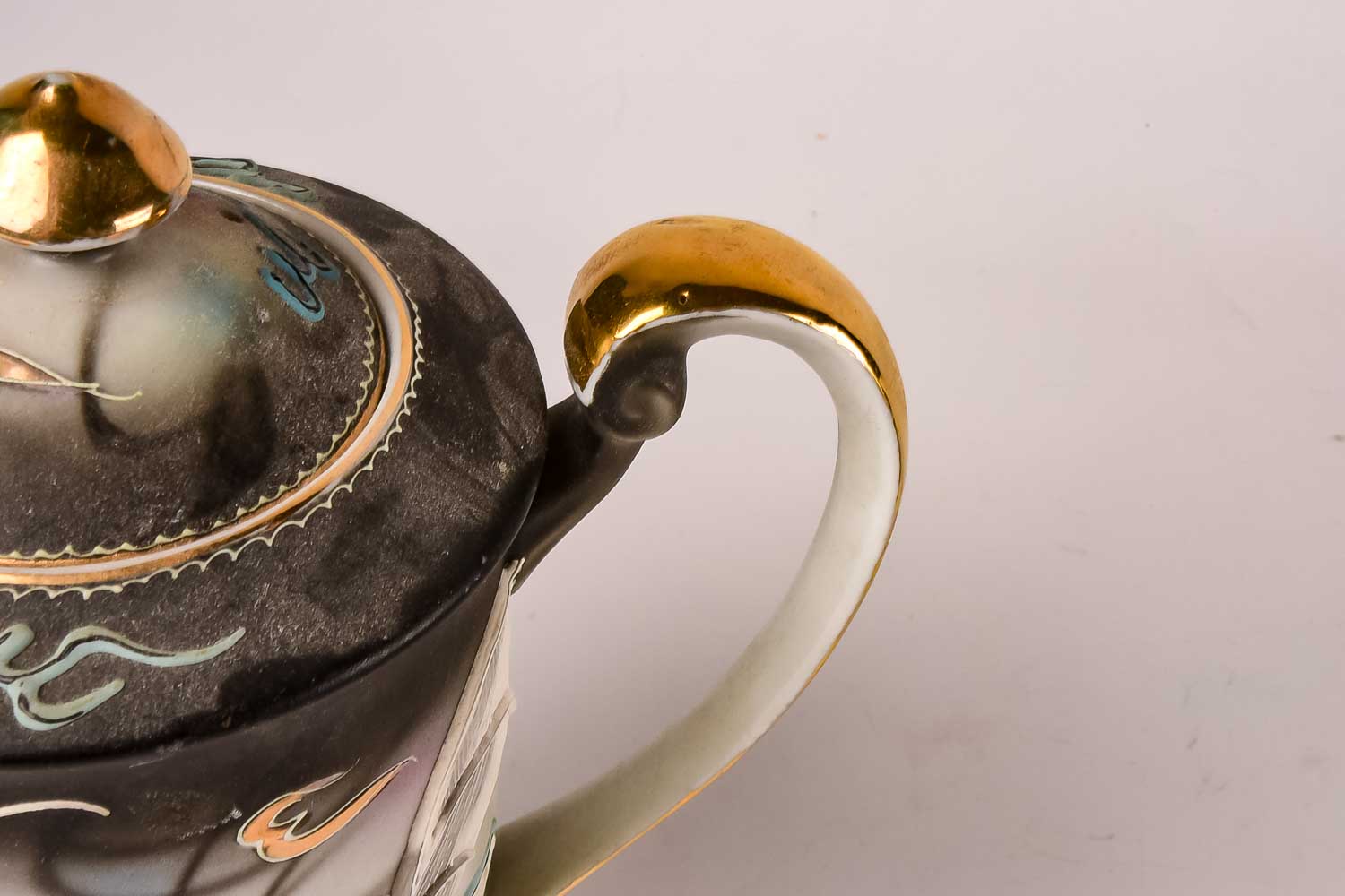 Occupied Japan Moriage Dragonware Tea Set EBTH