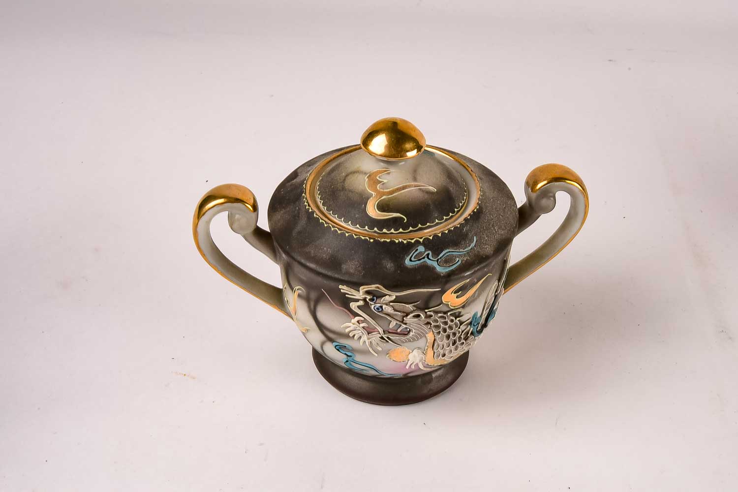 Occupied Japan Moriage Dragonware Tea Set EBTH