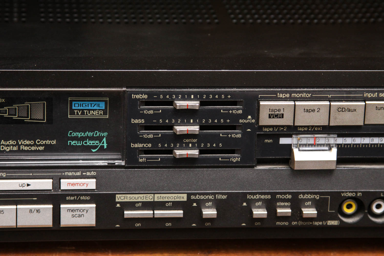 Oak Media With CD Player and Technix Stereo Receiver EBTH