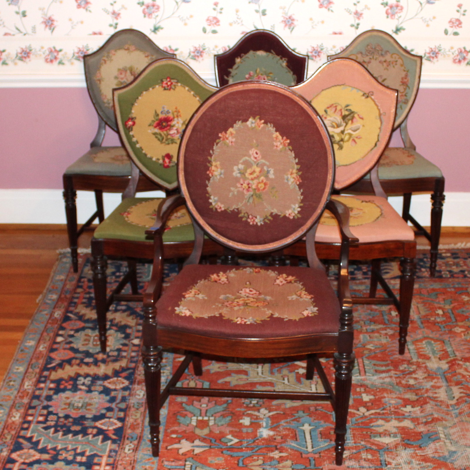 Set Of Antique Victorian Dining Chairs | EBTH