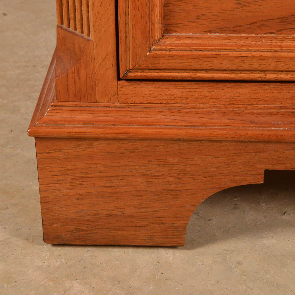 Two Drawer Nightstand in Golden Oak Finish EBTH
