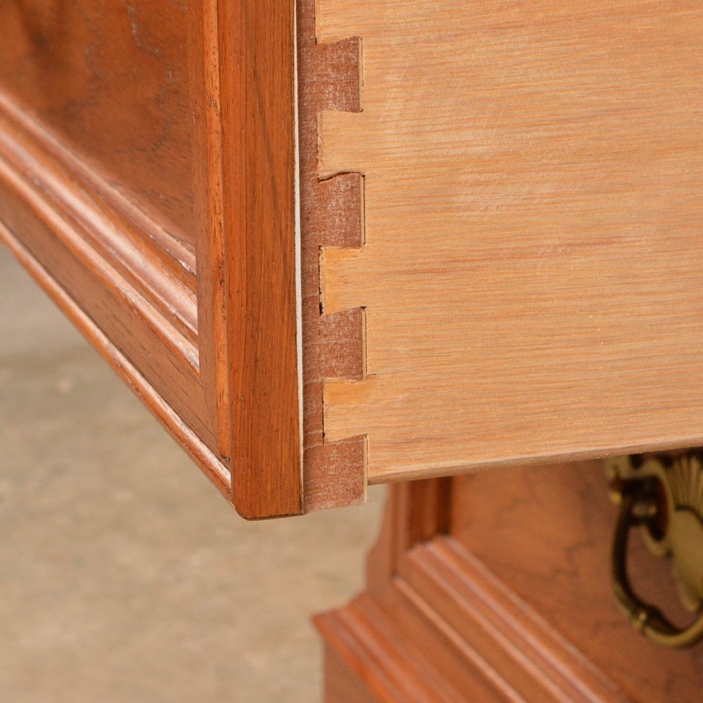 Two Drawer Nightstand in Golden Oak Finish EBTH