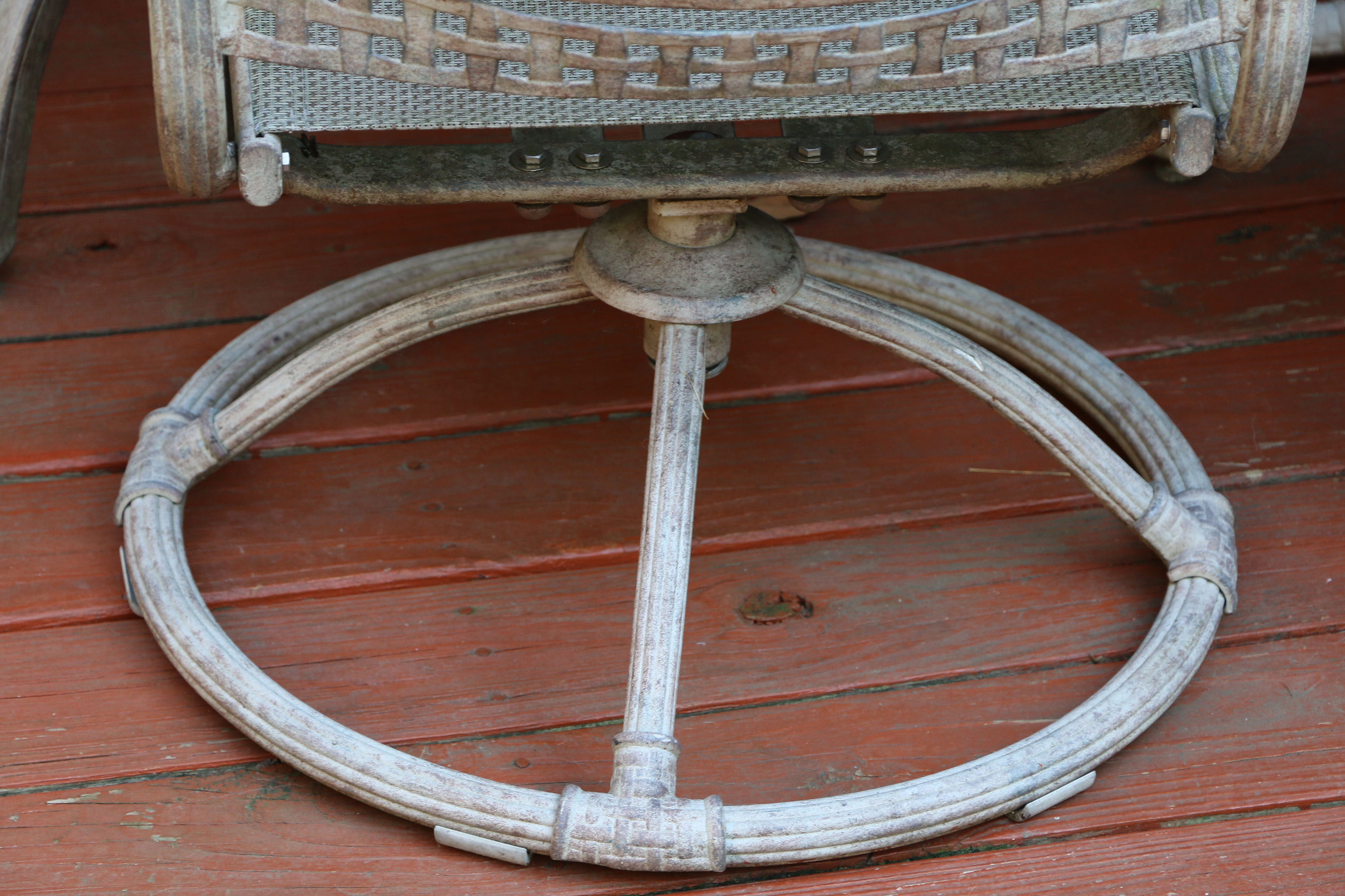 Early 21st Century Nine-Piece Patio Dining Set