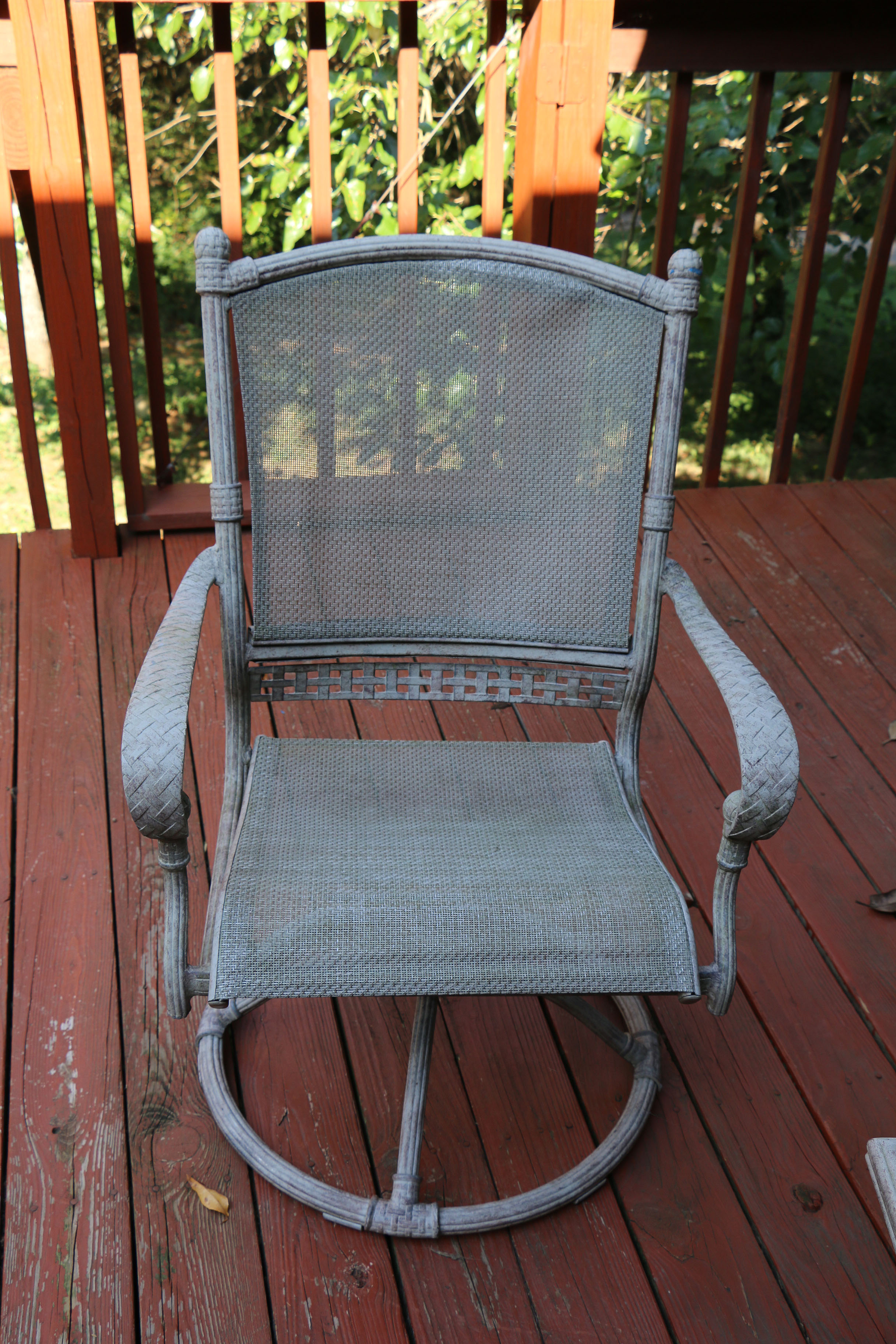 Early 21st Century Nine-Piece Patio Dining Set