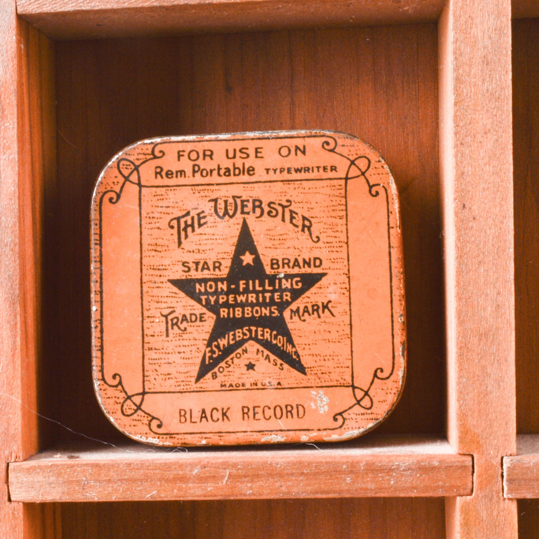 Vintage Hardware Store Drawer Miniature Shelves EBTH