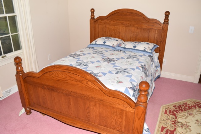 Oak Queen Size Bed EBTH