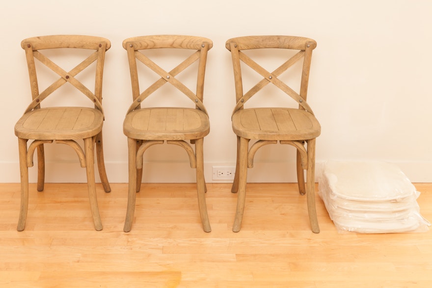 Contemporary Madeleine Side Chairs By Restoration Hardware Ebth