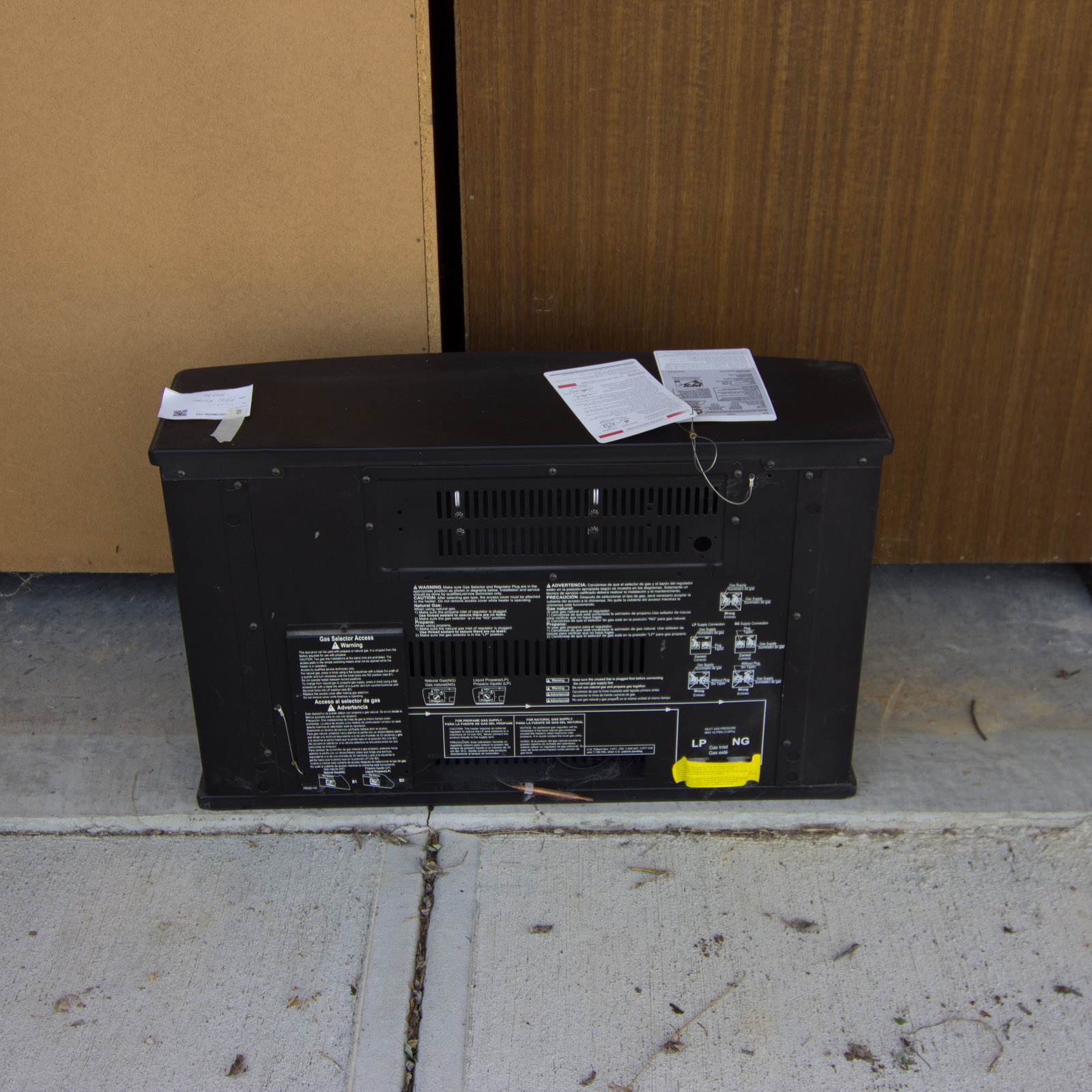 PFS Natural and Propane Gas Unvented Room Heater EBTH