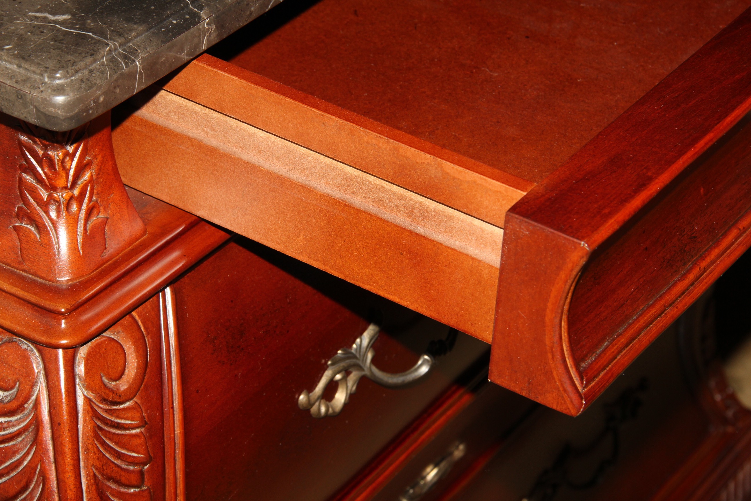 Bombay® Furniture Co. Marble Top Bombe Chest EBTH