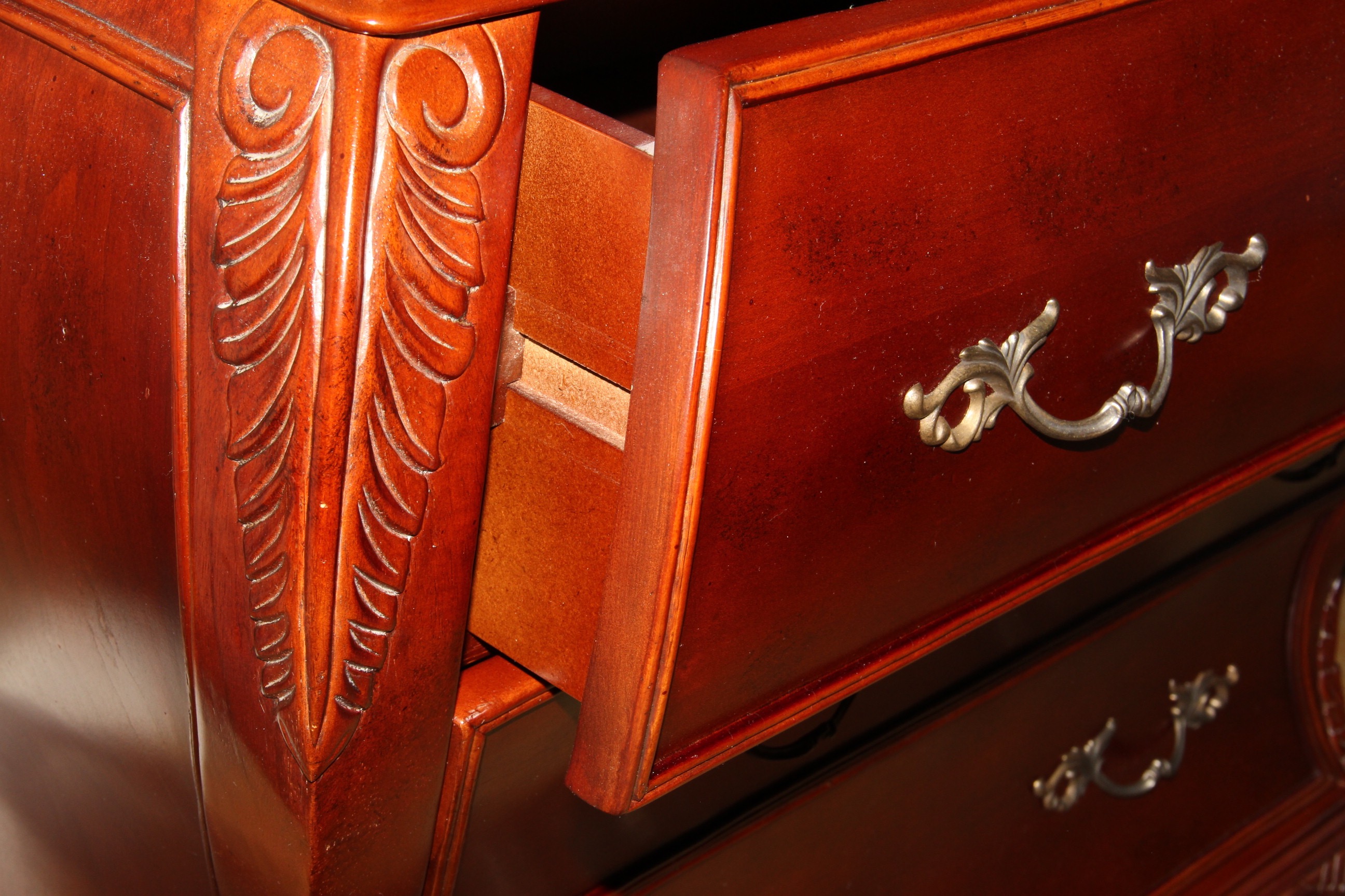 Bombay® Furniture Co. Marble Top Bombe Chest EBTH