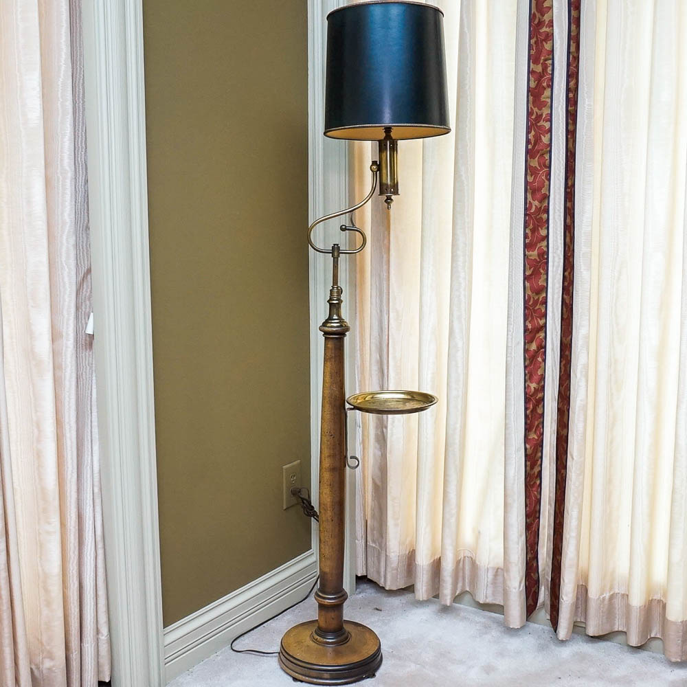Frederick Cooper Brass Tray Floor Lamp EBTH