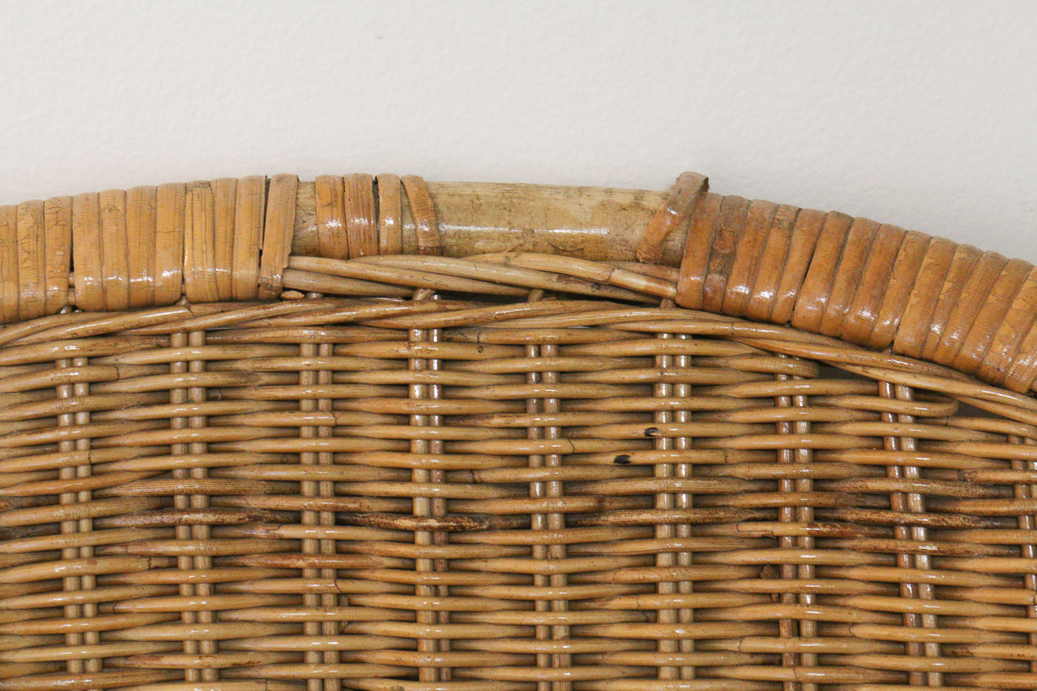 Vintage Rattan Saucer Chair EBTH