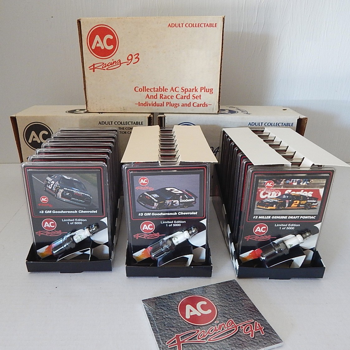 24 Collectible Racing AC Spark Plug Card Sets EBTH
