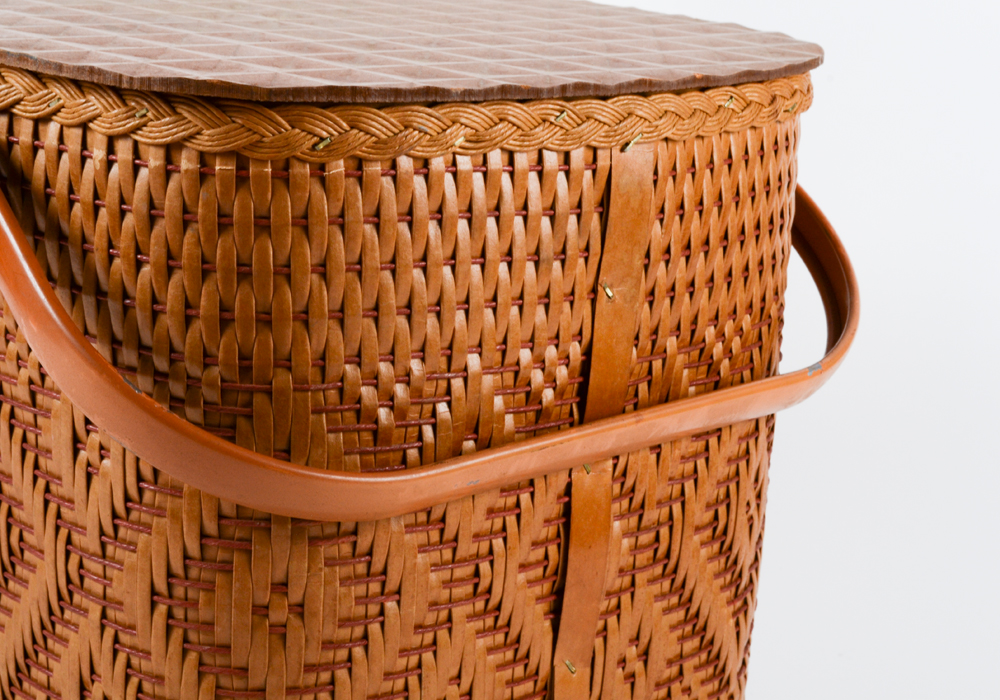Large Picnic Basket and Base EBTH