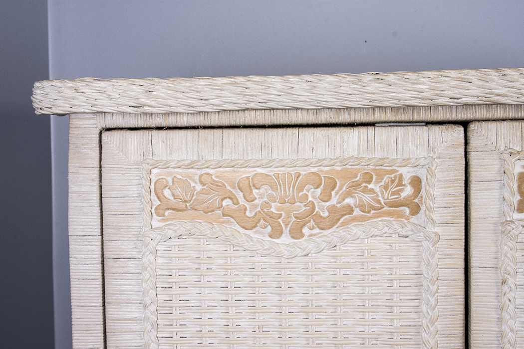 Pier 1 Imports Jamaica Collection Wicker Armoire EBTH