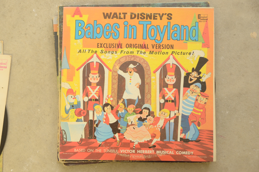 Collection of Vintage Walt Disney Record Albums EBTH