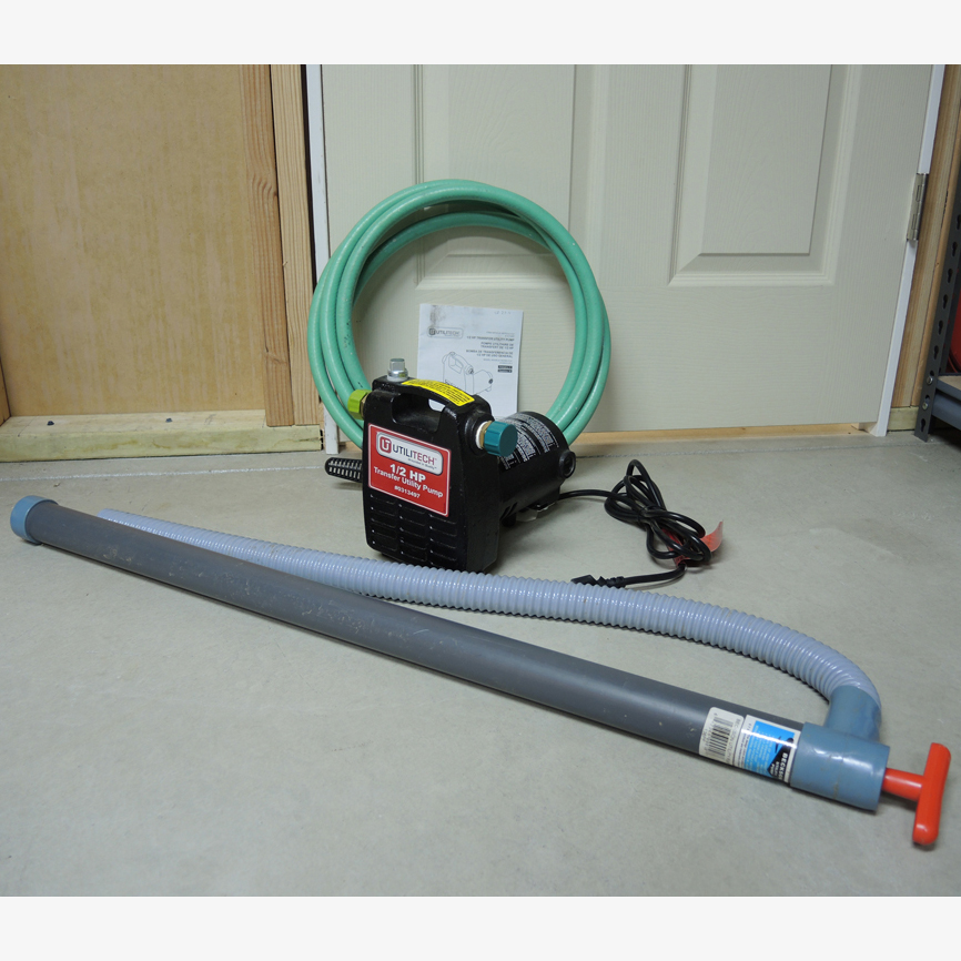 Utilitech 1/2 HP Utility Transfer Pump and Hand Pump EBTH