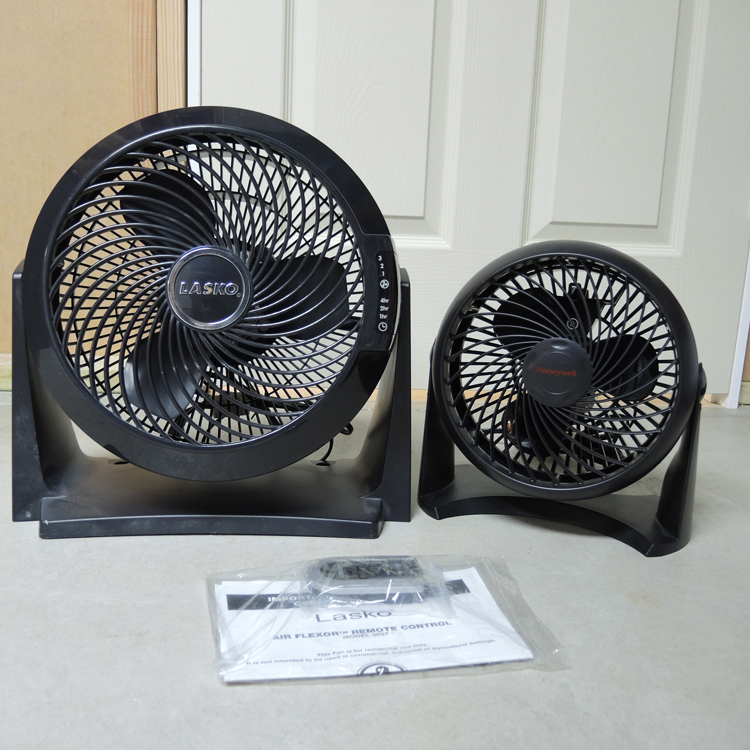 Lasko 15 Fan with Remote and Small Honeywell Fan | EBTH