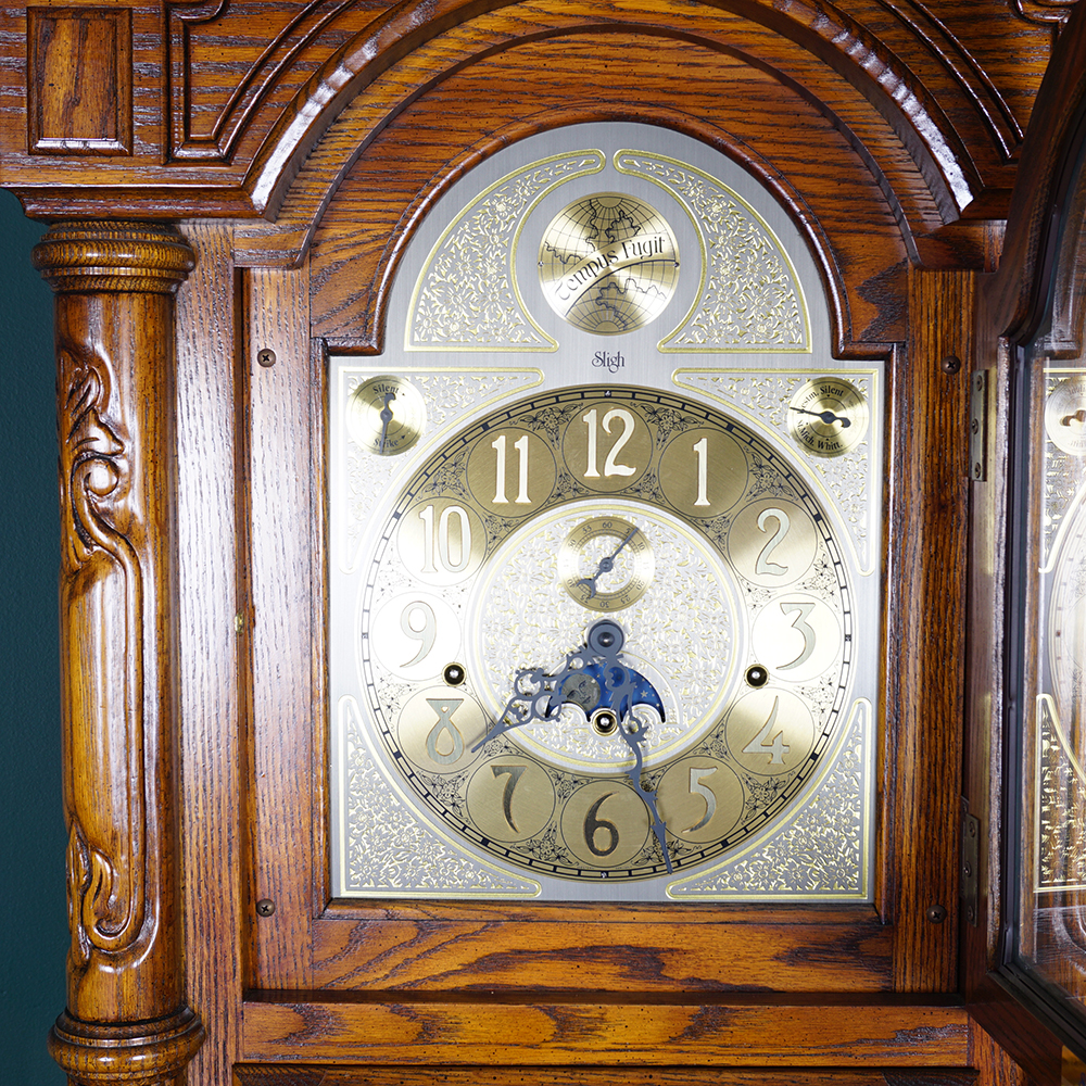 Sligh Tempus Fugit Grandfather Clock EBTH