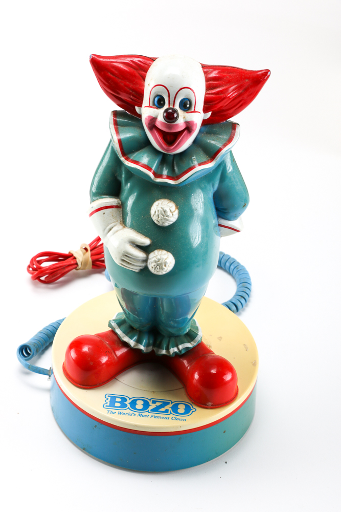 Vintage Bozo Phone and Game EBTH
