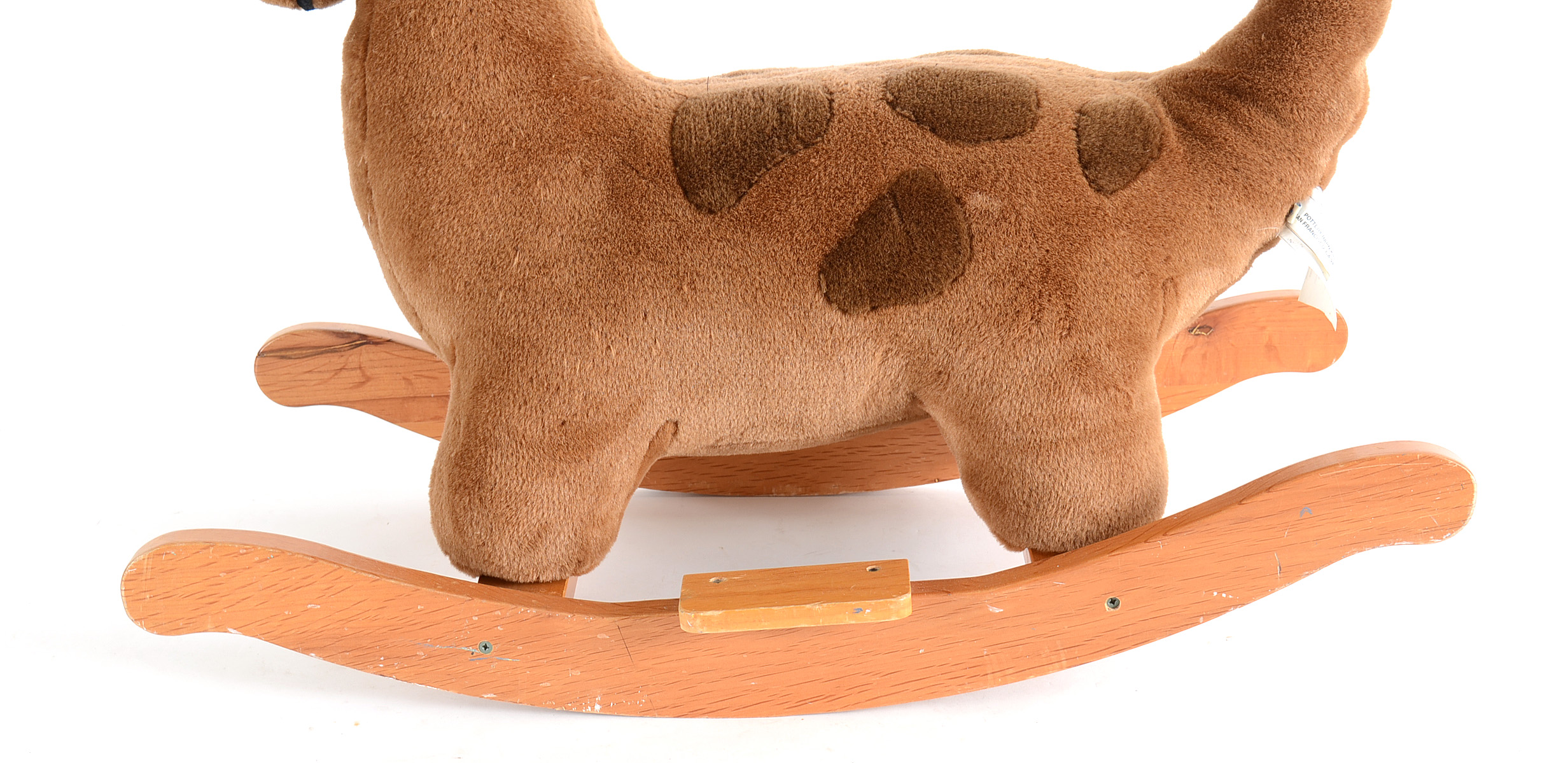 Child's Pottery Barn Kids Plush Dinosaur Rocker EBTH