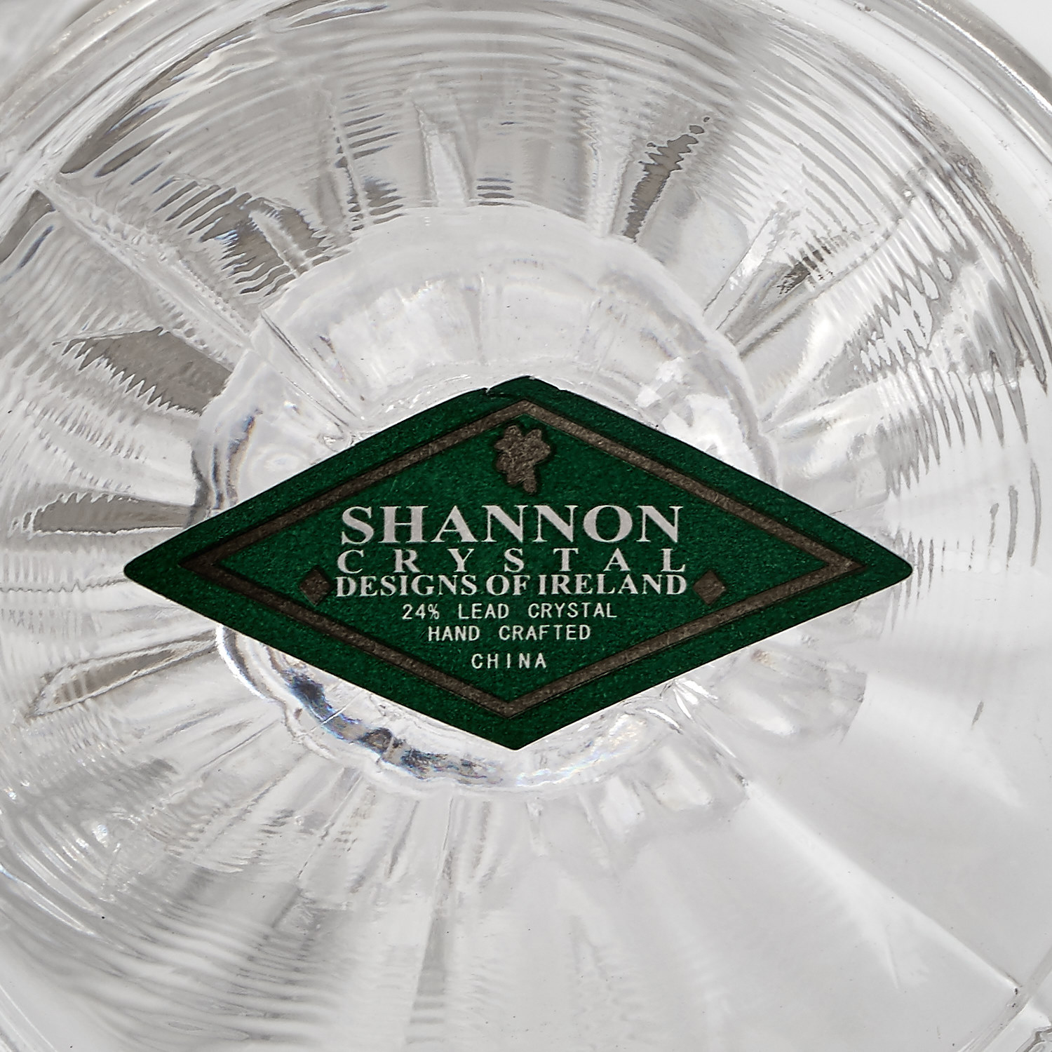 Shannon Crystal Salt and Pepper Set and Cut Crystal Vase EBTH