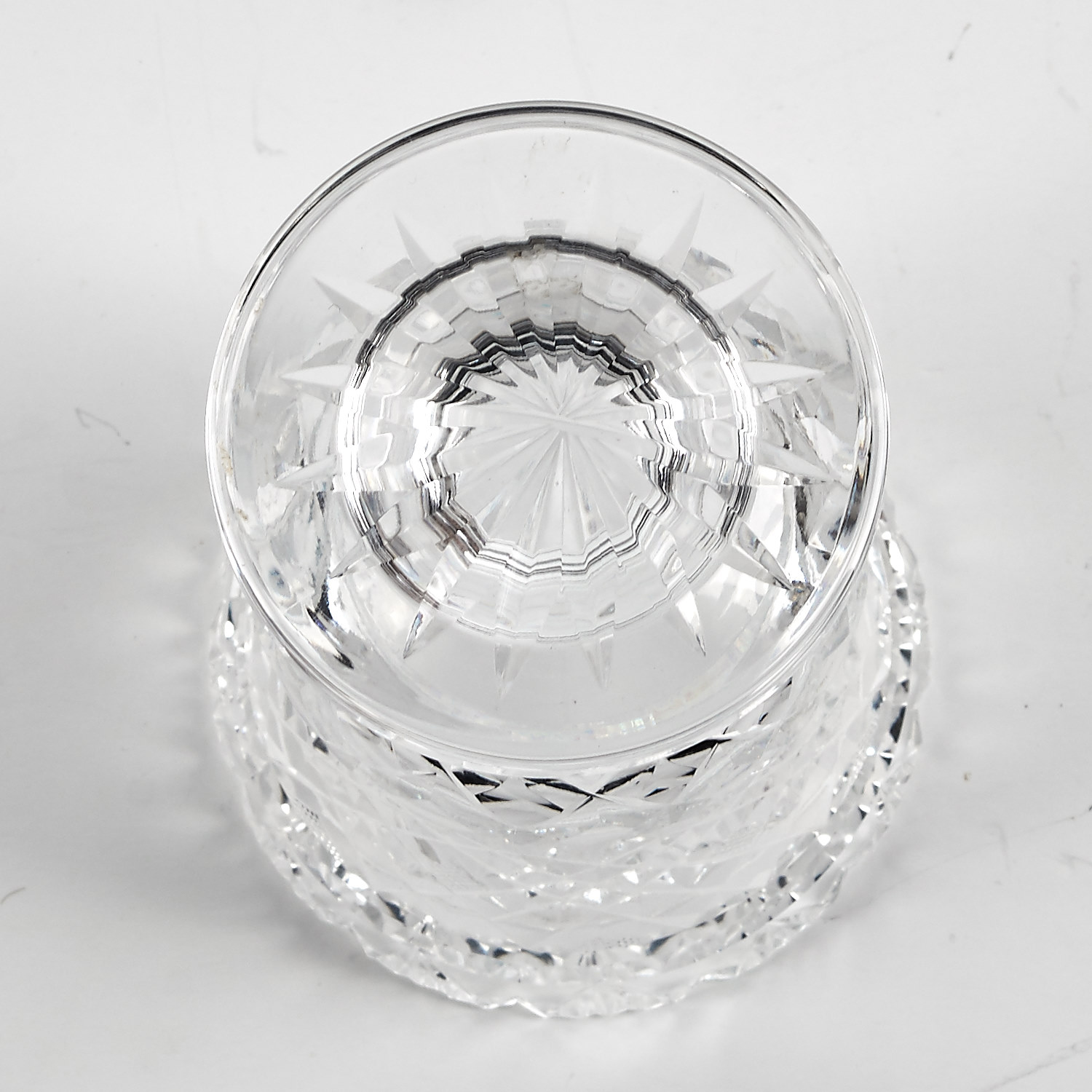 Shannon Crystal Salt and Pepper Set and Cut Crystal Vase EBTH