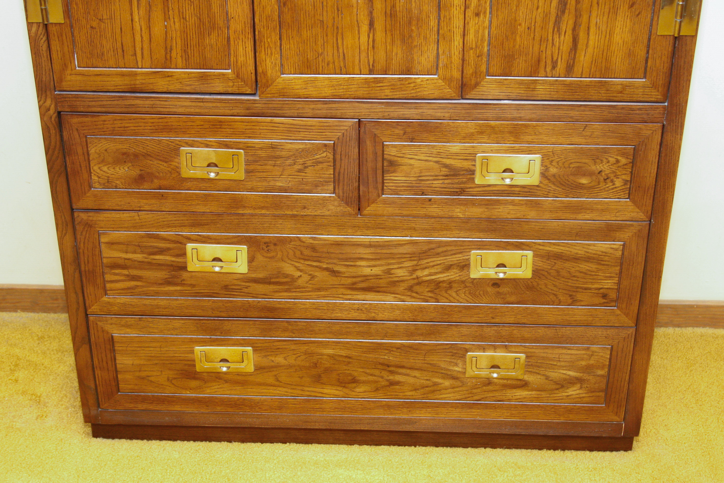 Henredon Scene One Campaign Armoire | EBTH